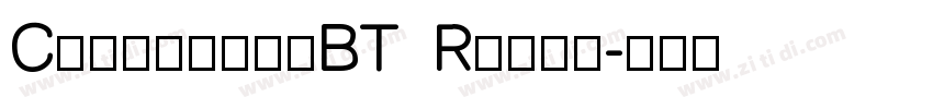 ClerendonBT Roman字体转换